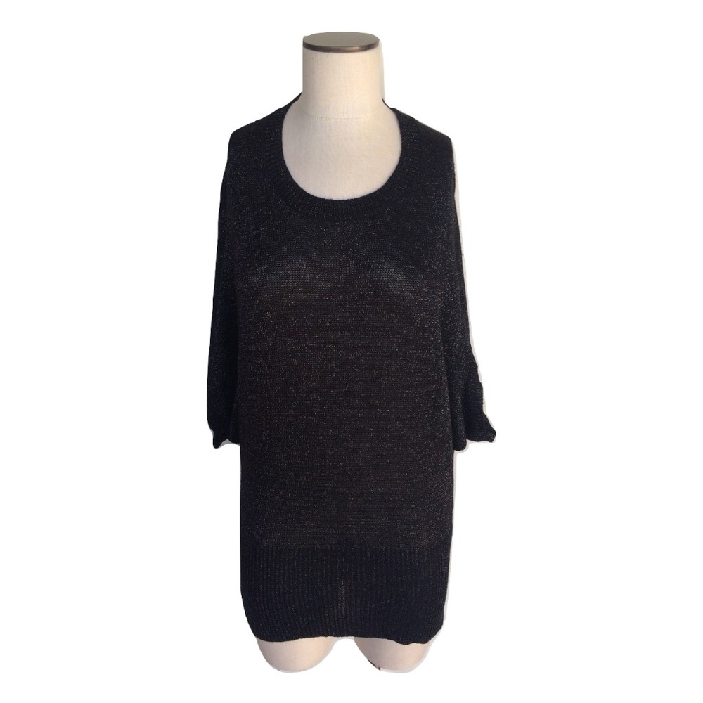 NWT Millau Oversized Batwing Sleeve Black Sweater